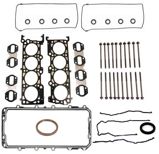 thumbnail image 2 of Full Gasket Set W/ 11mm Head Bolts For 2011-2014 Ford F-150 Mustang GT 5.0 DOHC 2 of 5